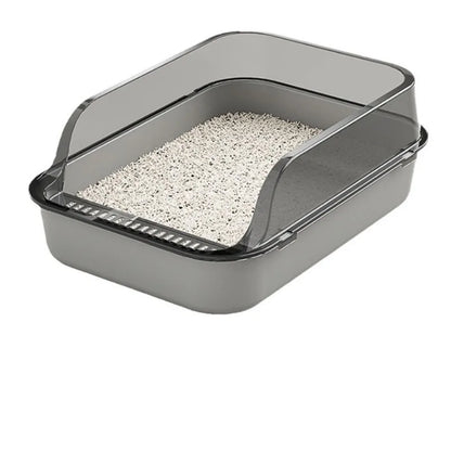 Semi-enclosed, breathable, odorless cat litter box, anti-splash cat litter box, pet supplies