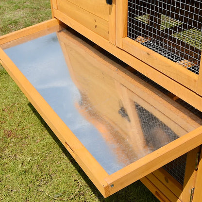 152*66*100cm Wooden Cage for Chicken Coop Hen Cat Dog House Household Easy Clean Outdoor Pet Cage Solid Wood