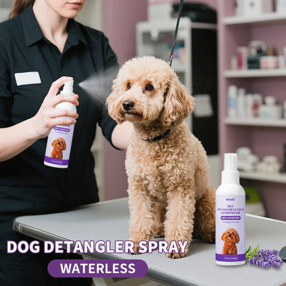 Pet Softness Solution Spray Lavender Essence Deep Cleaning Nourishing Shiny Coat for Dogs Cats