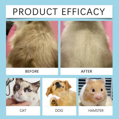 Dog Grooming Spray Effectively Remove Dirt Impuritie Solve Hair Tangles Smoothing Hair Lasting Moisturizing Pet Detangling Spray