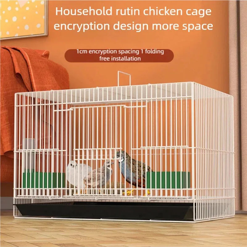 Rutin chicken specific cage, household large encrypted chick cage, small chicken cage, quail cage, Kor duck cage, breeding chick