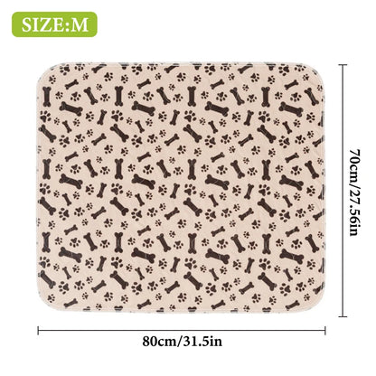 Pheromone-Infused Puppy Pads, Reusable Dog Training Pee Mats, Robust 4-Layer Leak-Proof Padding with Anti-Slip Base