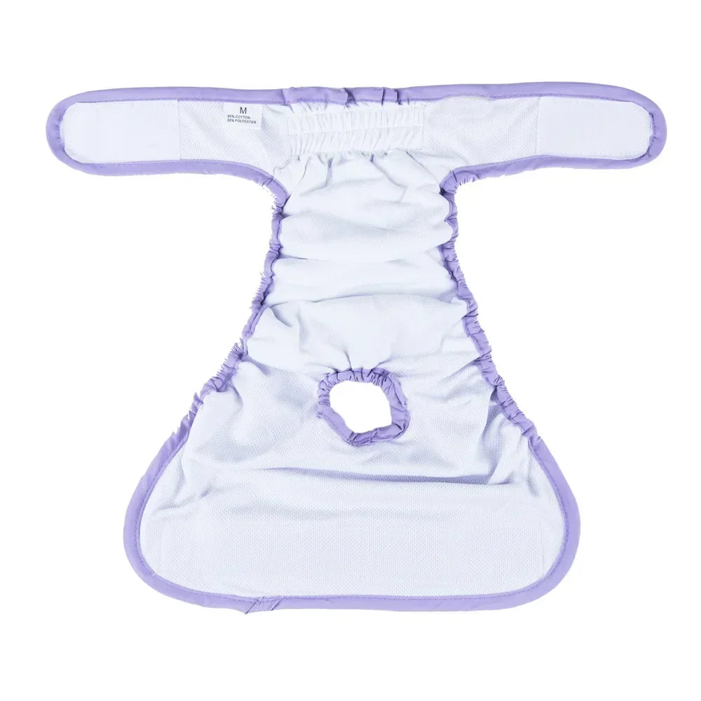 Reusable Female Dog Diapers Warps High Absorbent Doggie Puppy Nappies Adjustable Pet Panties for Small Medium Large Girl Dogs