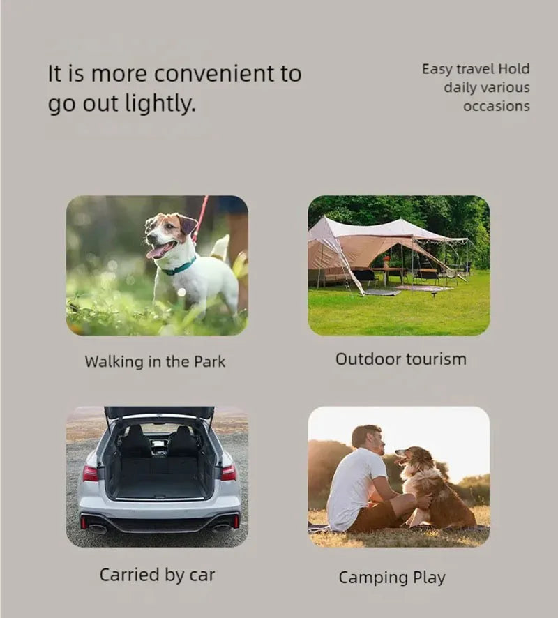 New pet stroller for outdoor use, lightweight and foldable, suitable for medium-sized and small dog and cat households. Outdoor