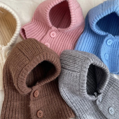 Pet Warmth Cover Head Knitted Hat Dog Small Dog Decoration Teddy Dog Accessories Small Dogs Winter Pet Warm Pullover Hat