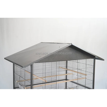 Wrought Iron Cages Breeder Accessories Acrylic Finches Hanging Stand Folding for Birds Decoration Wedding  Large Bird Cage