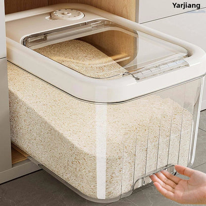 Food ade Rice Storage Box Moisture Proof Bug Resistant Home Use Rice Barrel Wheat Flour Storage Container Nordic Sle Kitc...