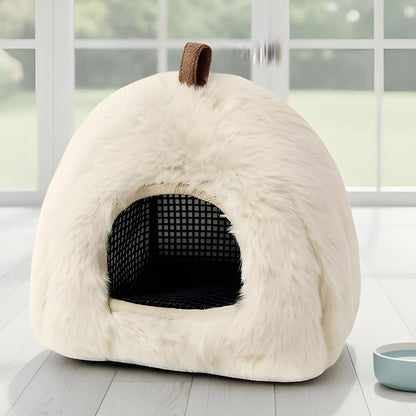 Hamster House Guinea Pig Cage Hamster Cotton House Small Animal Nest Winter Warm Pet Bed For Rodent Guinea Pig Rat Hedgehog