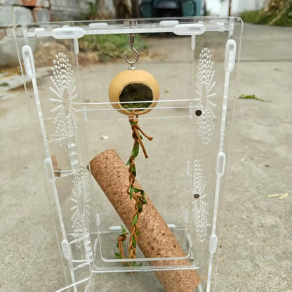 Jumping Spider Terrarium Hideouts With Extended Climbing Strip Magnetic Jumping Spider Habitat Hideaway House Accessories