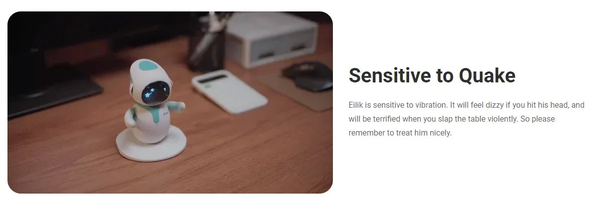 Electron AI Pet Eilik Smart Robot Desktop Toy Emotional Intelligent Companion Pets Touch Intractive Toys Children Adult Robots