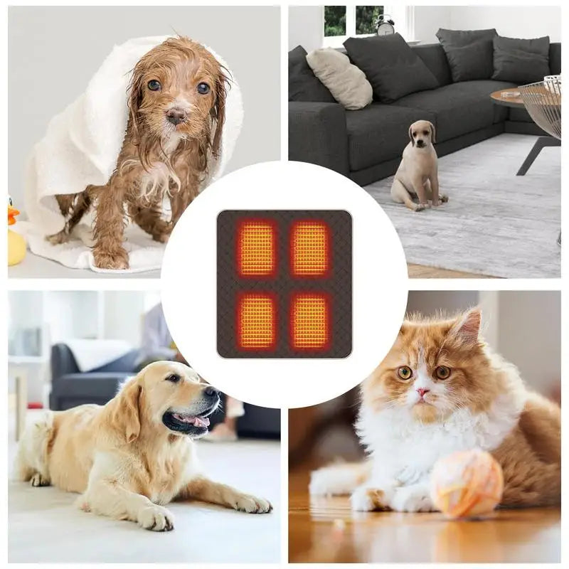 USB Heating Pad For Pet Winter Warmer Temperature Adjustable Intelligent Heating Mat For Cat Dog Nest Electric Heated Cushion