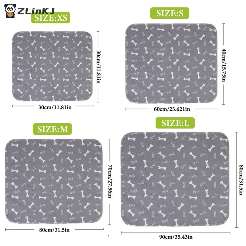 1Pcs Puppy Pads With Pheromones, Washable PuppyPad Pee Pads, Ultra-Durable 4-Layer Leak-Proof Training Mats With Non-Slip Bottom