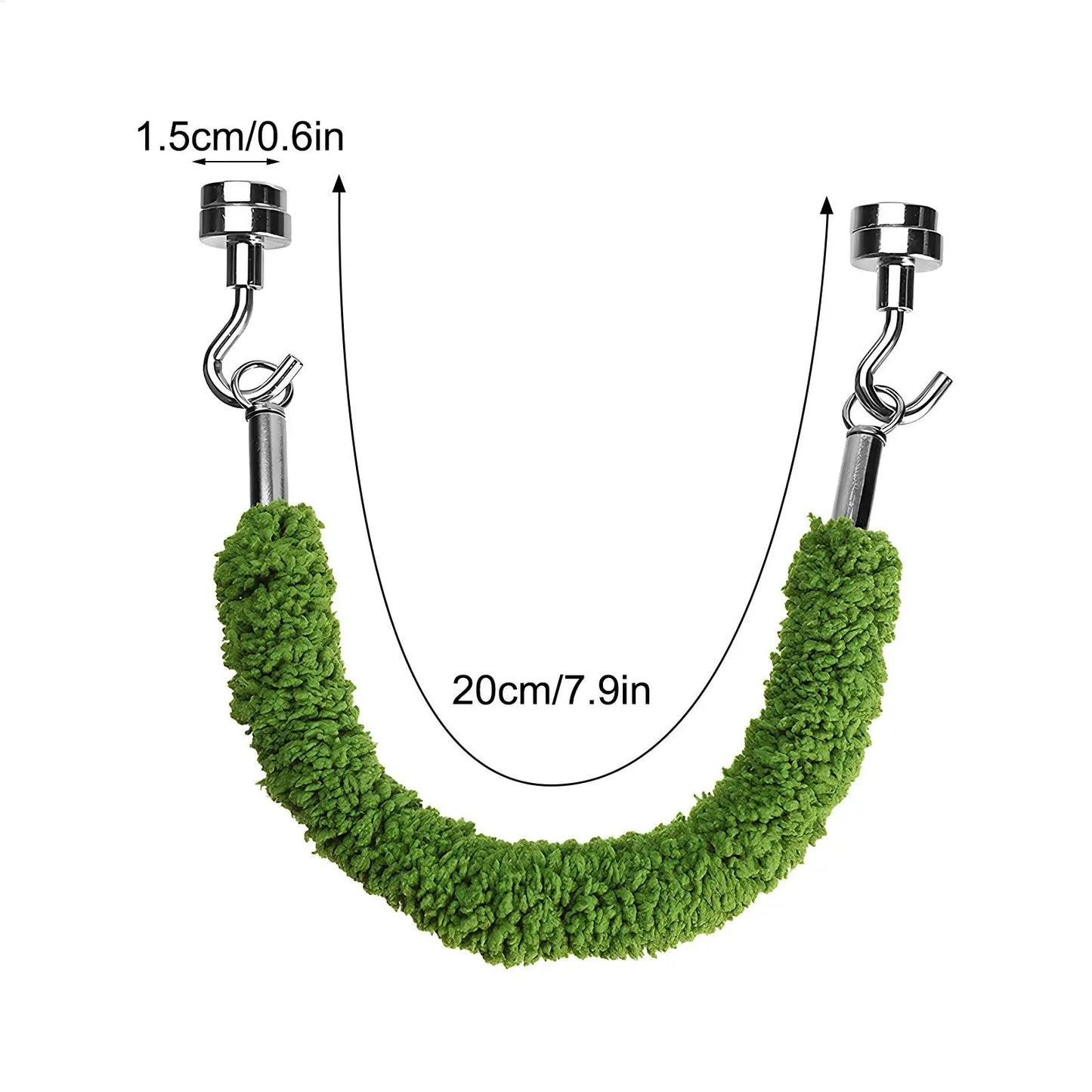 Jumping Spider Bridge Hermit Crab Climbing Enclosure Bridge Swings  Spider/Gecko Jumping stand Climbing ladder for Terrarium