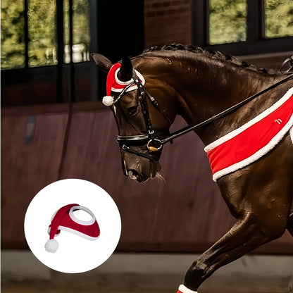 Christmas Holiday Horse Christmas Hat  Celebrations Horse Winter Christmas Hat Xmas  Horse Santa Holiday Accessories