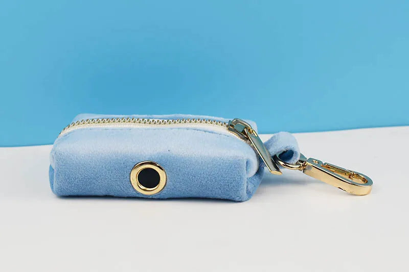 Blue Velvet Dog Collar And Leash Set For Small Medium Large Dogs Custom Engraved Nameplate Pet Supplies Dog Leash Velvet15