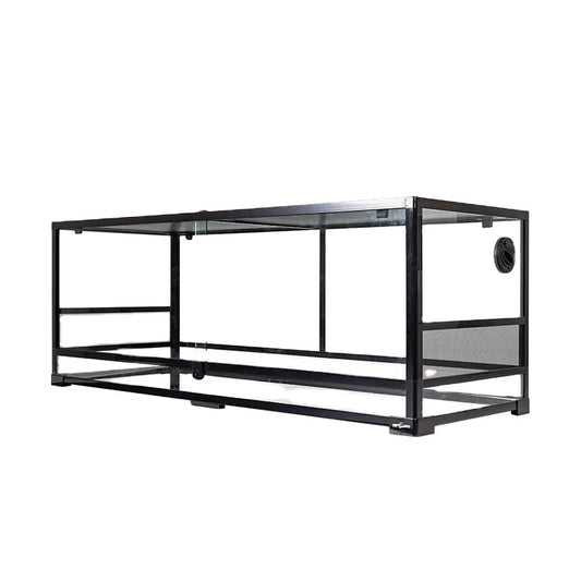 REPTIZOO RK0222 64 Gal Reptile Terrarium Glass Snake Tank Chameleon Cage Bearded Dragon Tank 242L Reptile Enclosure