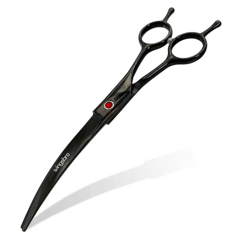 Pet Grooming Scissors   7inch Right and Left Hand Curved Scissors For Dog Grooming