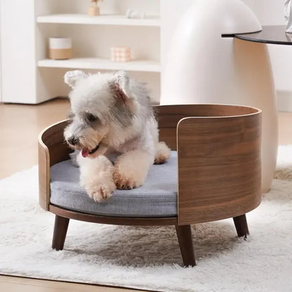 Solid wood pet nest, sofa cat t, dog bed can be dismantled and washed, small and medium-sized pets can sleep in cat bed in all