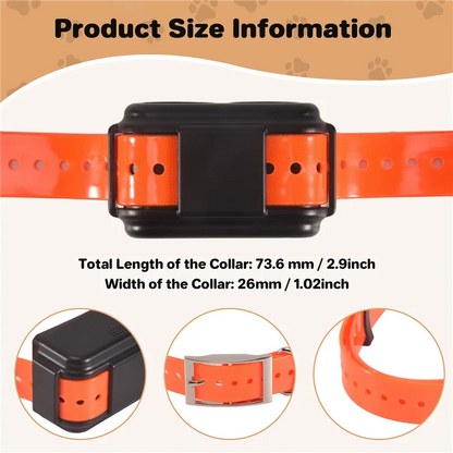 -ABAB Pet Tracker Gps Collar For Dogs Real Time Tracking Animal IP67 Waterproof Hound Locator For Medium Big Dog