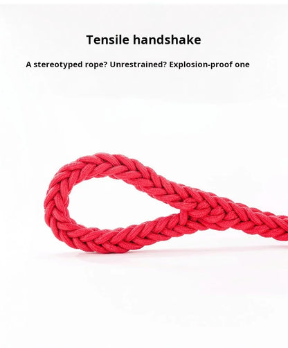 Comfort-Strong 5-Foot Braided Dog Leash: Ideal for Effective Training & Enjoyable Walks. Durability Meets Comfort