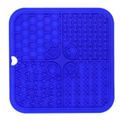 Silicone Dog Supplies: Pet Lick Mat, Slow Food Plate, Bathing Distraction Sucker, Food Training Feeder