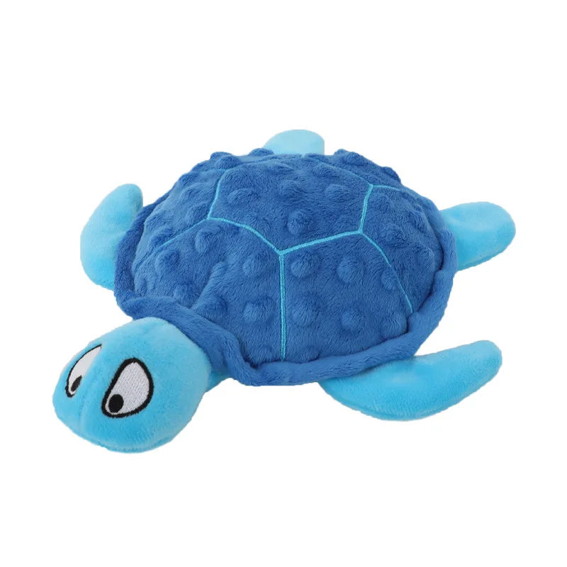 Turtle Squeak Dog Toy Sea Turtle Puppy Plush Pet Toy Play Interactive Supplies