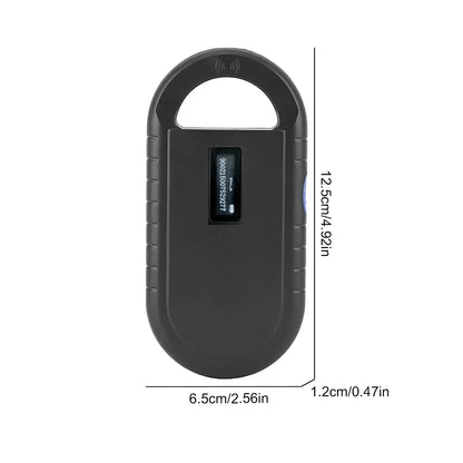 Pet ID Reader 134.2Khz 125kHz Animal RFID Reader Chip Transponder EMID FDX-B Pet Scanner Handheld Microchip Scanner ISO11784/5