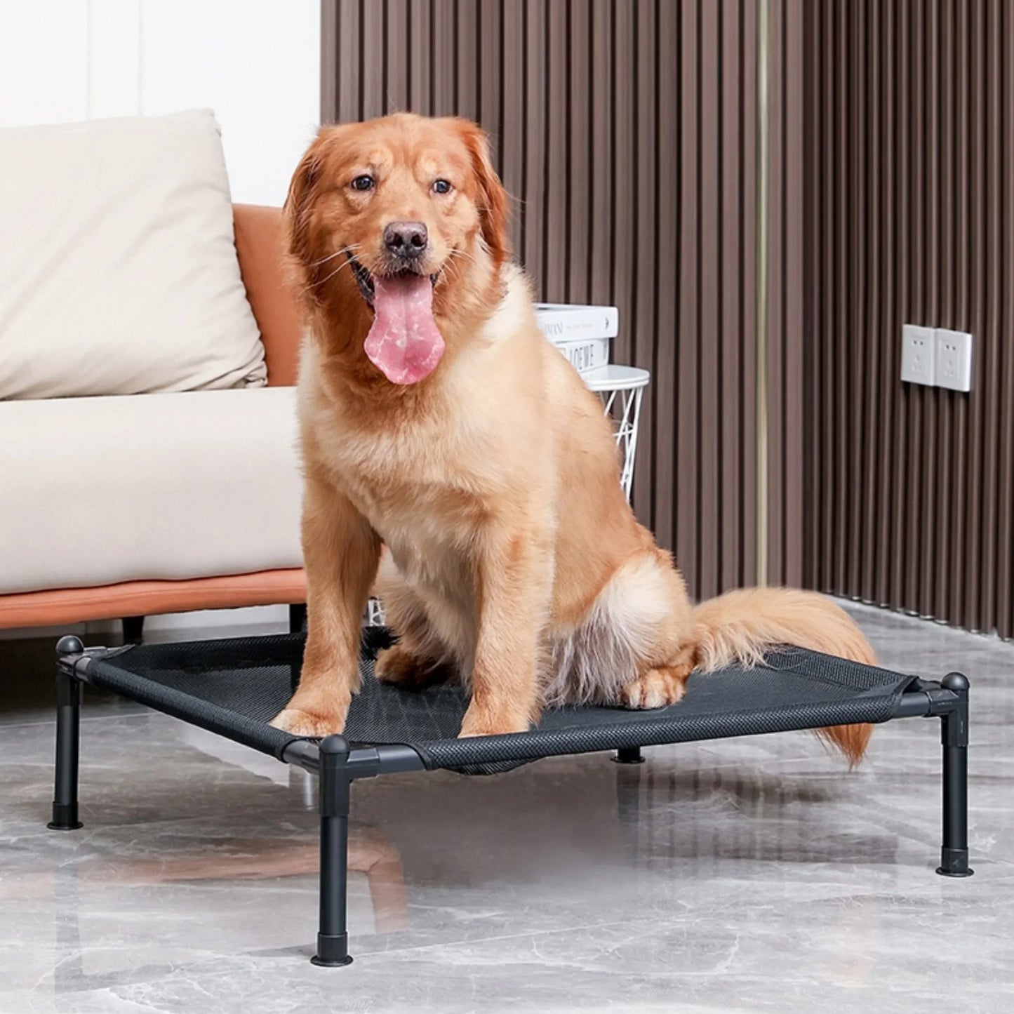 Pet Bed, Cat Dog Folding Camping Bed, Marching Bed, Portable, Detachable, Washable, All Season Cat Kennel, Puppy Bed Cat Bed