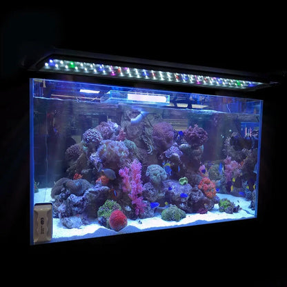 24WLED Aquarium Light,Waterproof Fish Tank Light For Water Plant Fish Coral Reef Light ,Full Spectrum,Extendabl Bracket,RGB LEDs