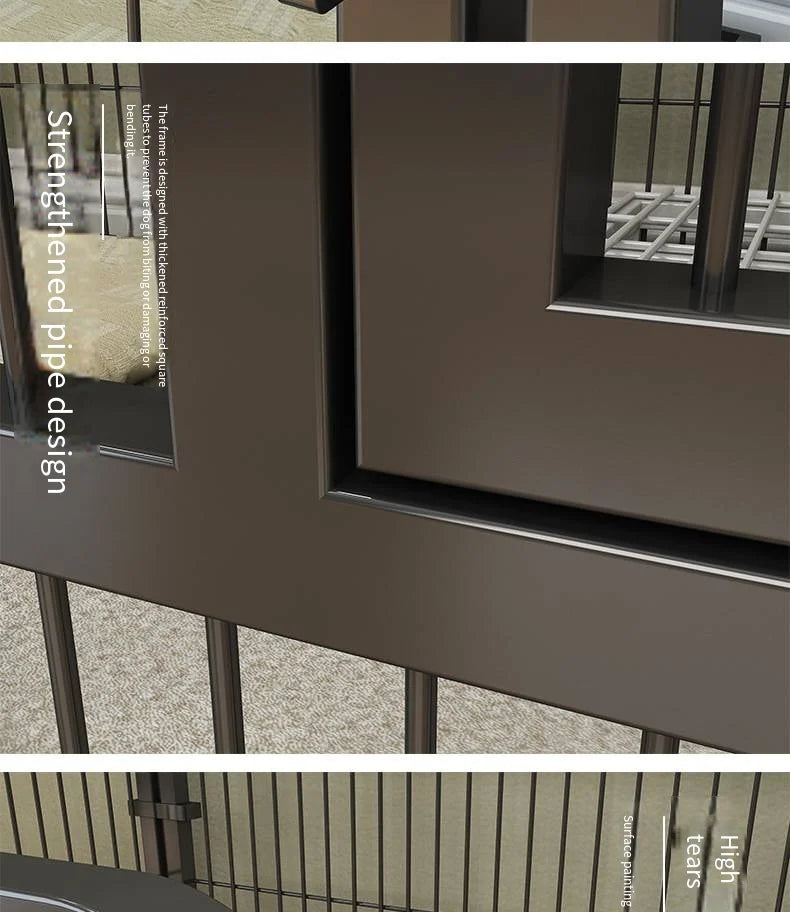 Cat dog cages household indoor pet enclosures small to large dog enclosures for free combination training and toilet isolation