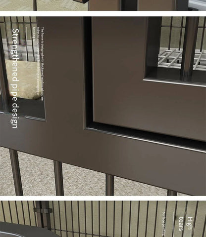 Cat dog cages household indoor pet enclosures small to large dog enclosures for free combination training and toilet isolation