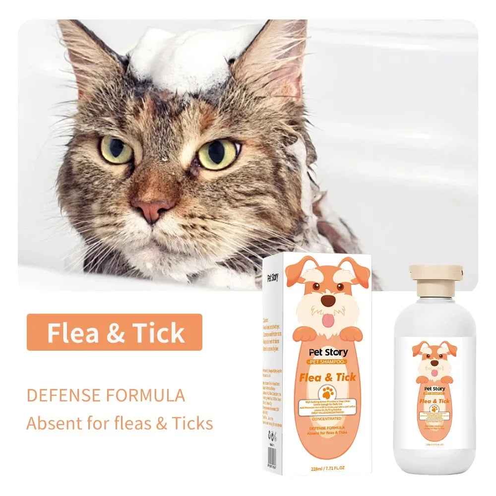 1pcs Premium Whitening Pet Grooming Shampoo - Cat Dog Universal Bath Shampoo With Lasting Fragrance And Clean Formula