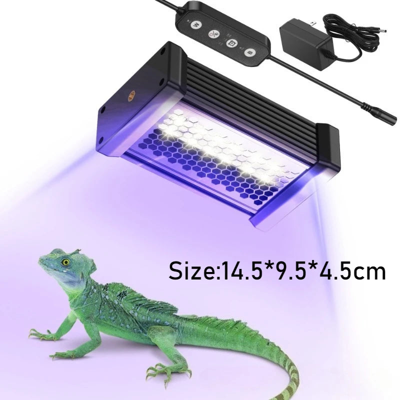 Heat Reptile Light Full Spectrum Uvb Breeding Box Heating Lamp Turtle Lizard Terrarium Basking Lamp Reptile Pet Habitat Light