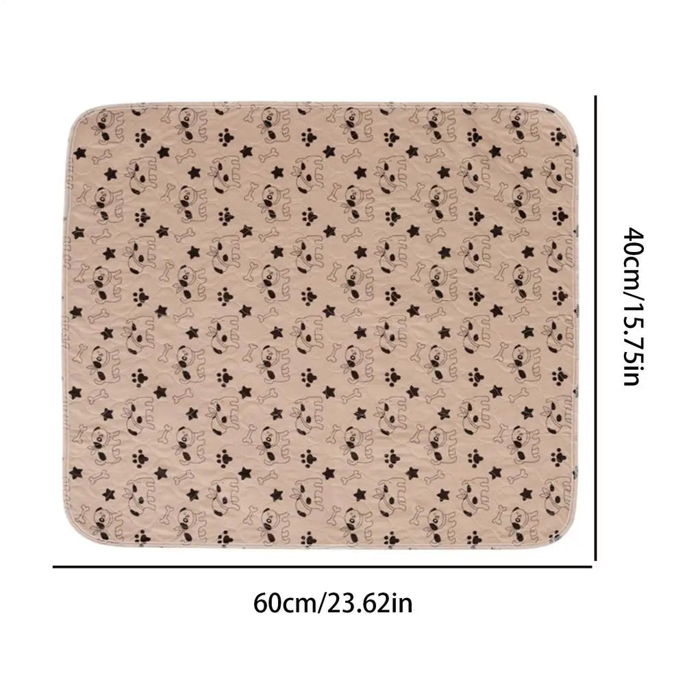 Pet Pee Pad Waterproof Washable Puppy Pee Pad Durable Absorbent Pet Bed Mat Reusable Anti-Slip Dog Urine Pad Cat Care Dog Mat