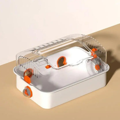 Hamster Cage Large And Cheap Acrylic Transparent Gold Bear Luxury Villa Breeding Box Supplies Set