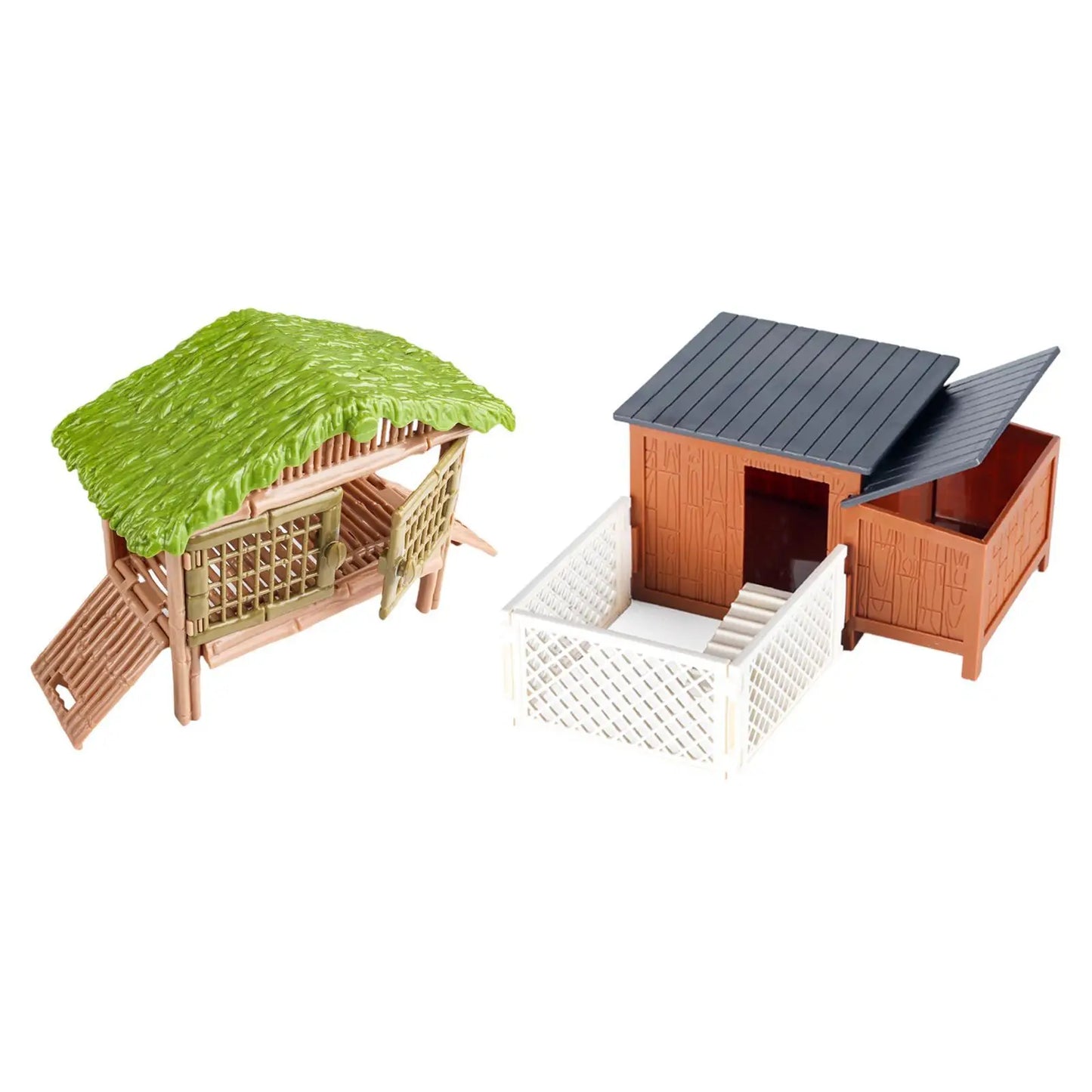 Chicken Cage,Building Toy,Farm Landscape Model,Yard Building Model,Miniatures Chicken House Farmhouse Toy for Boys