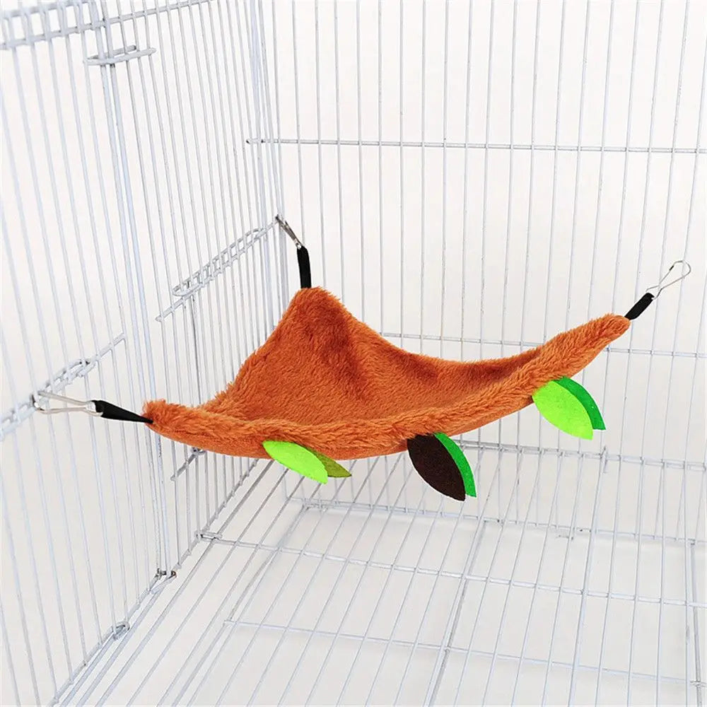 Hamster Hammock Small Animal Hanging Warm Bed Tunnel and Swing Jungle Set Cage Accessories for Sugar Glider Squirrel Hamster