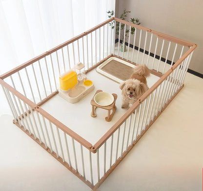 Dog Cage Strong and Durable Smooth Dogs Pets Indoor Fence Anti-rust Dog Fences Creative Design Easy Install Pet Product Supplies