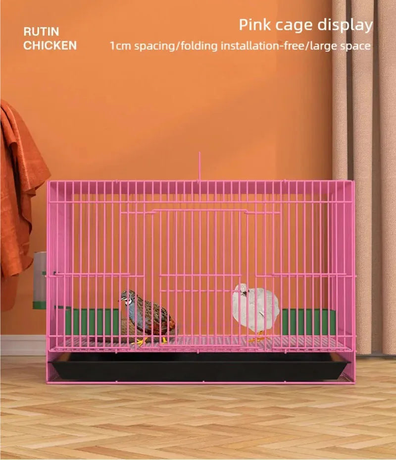 Rutin chicken specific cage, household large encrypted chick cage, small chicken cage, quail cage, Kor duck cage, breeding chick