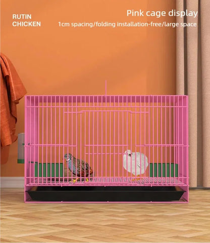 Rutin chicken specific cage, household large encrypted chick cage, small chicken cage, quail cage, Kor duck cage, breeding chick