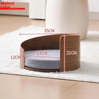 Solid wood pet nest, sofa cat t, dog bed can be dismantled and washed, small and medium-sized pets can sleep in cat bed in all