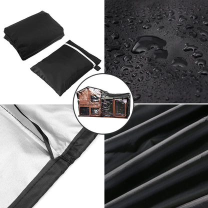 Rabbit Hutch Cover Dust Proof Moisture Resistant Cage Covers Pointed for TRIANGLE Crate Cover for Pets House Accessories
