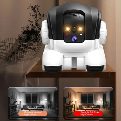 360 Degree Rotating Pet Camera with Two Way Talk Function and Night Detection Robot Cameras for Home Security