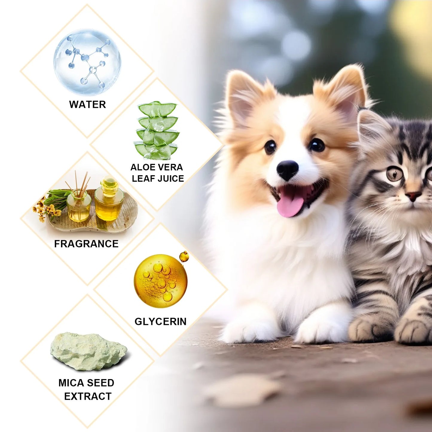Pet Shampoo Dog Shampoo And Coat Wash For Hydrating Cleansing And Adding To Pet Hair-300ml