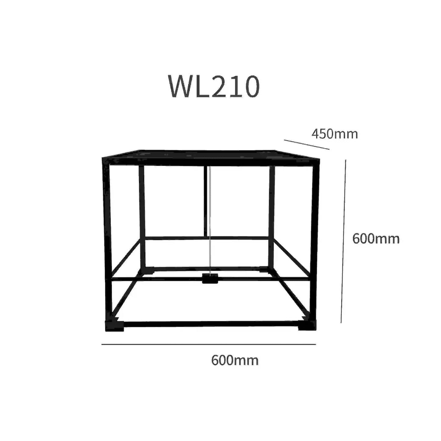 Glass Climbing Pet Rainforest Breeding Tank for Snake Python Tortoise and Lizard,Ecological Landscape Terrarium for Arboreal