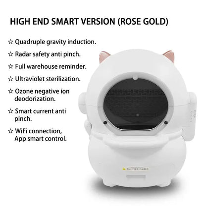 Automatic Cat Box Large Capacity Cat Toilet Drawer Type Easy To Clean