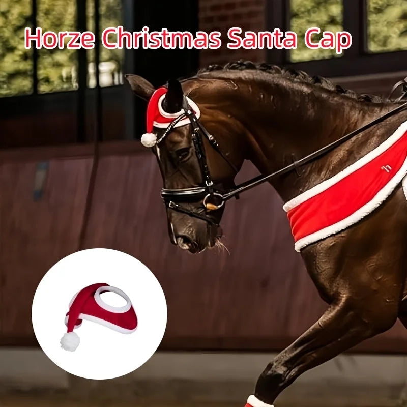 Christmas Holiday Horse Christmas Hat  Celebrations Horse Winter Christmas Hat Xmas  Horse Santa Holiday Accessories