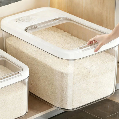 Food ade Rice Storage Box Moisture Proof Bug Resistant Home Use Rice Barrel Wheat Flour Storage Container Nordic Sle Kitc...