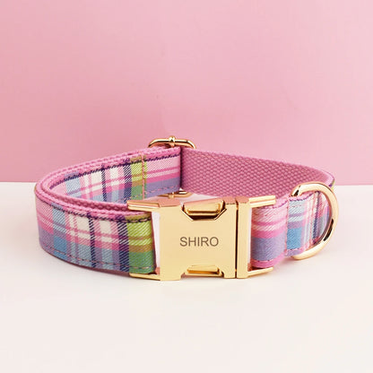 Luxury Dog Leash and Collar ，retractable walking collar for small and big pet .