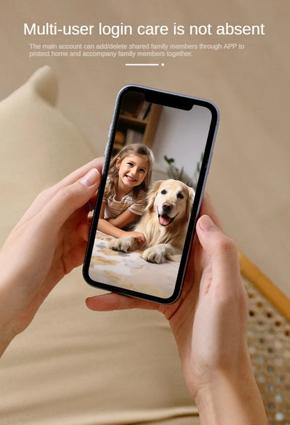 360 Degree Rotating Pet Camera with Two Way Talk Function and Night Detection Robot Cameras for Home Security
